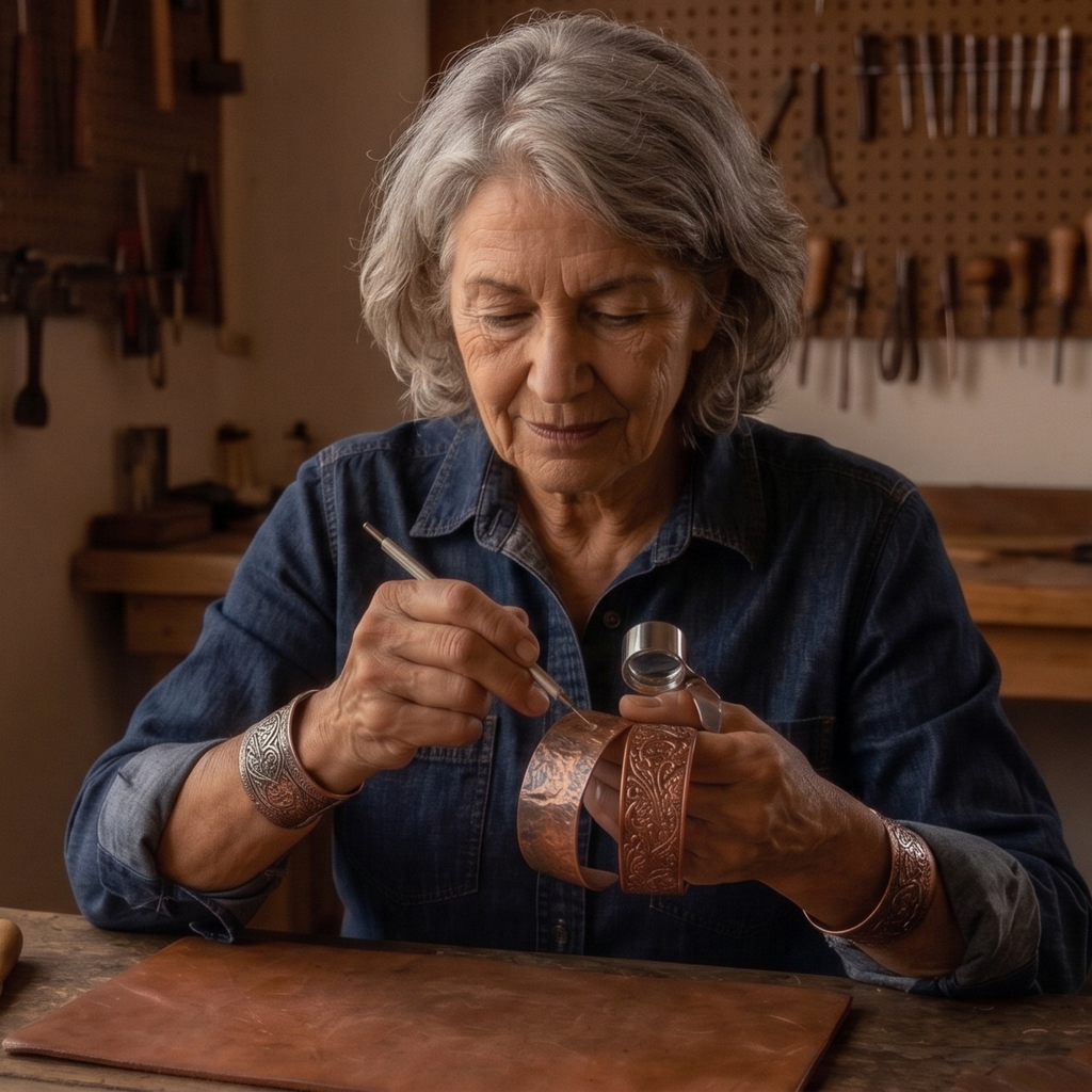 Susan's Elm Copper Necklace