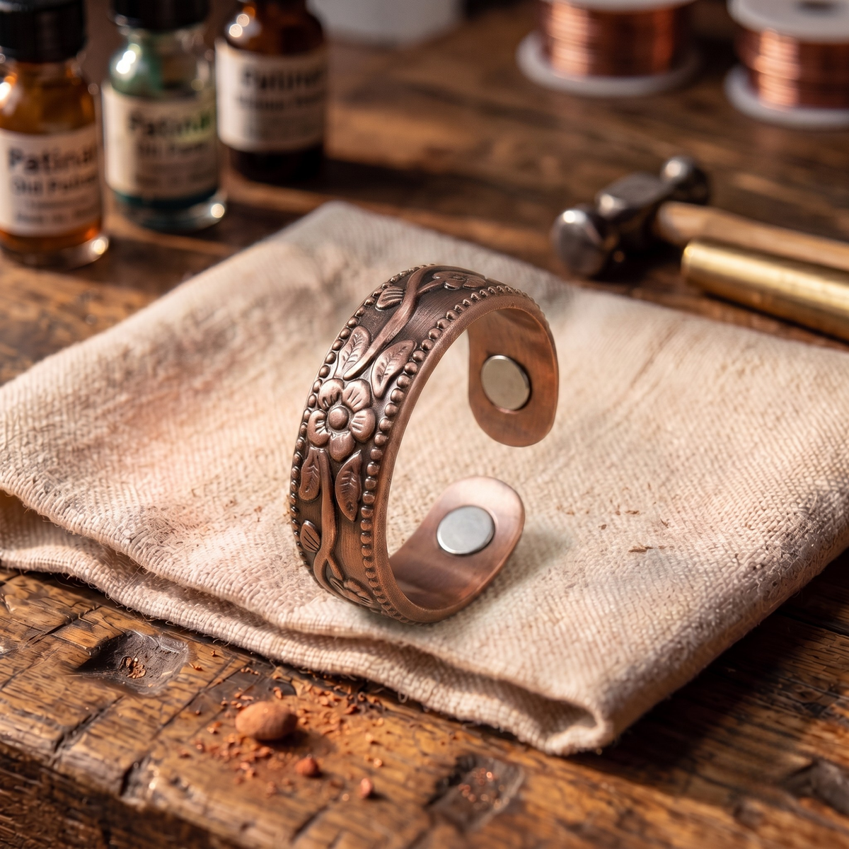 Susan's Bloom Copper Ring