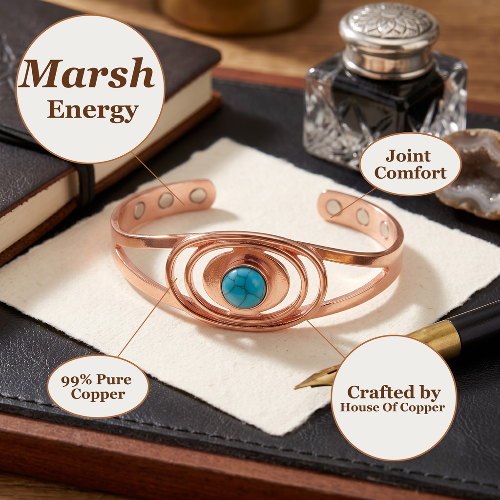 Susan's Marsh Copper Bracelet