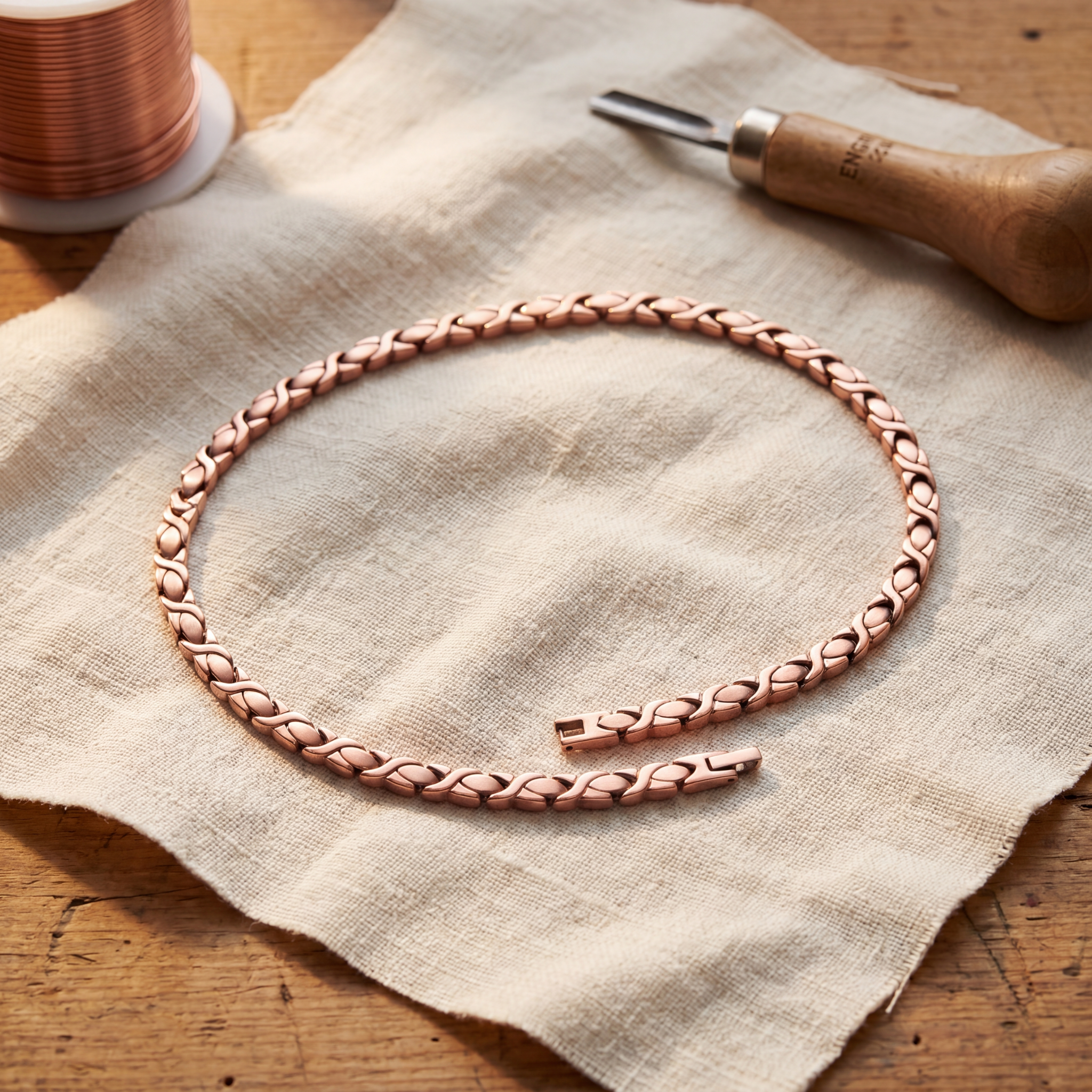 Vera's Cedar Copper Necklace