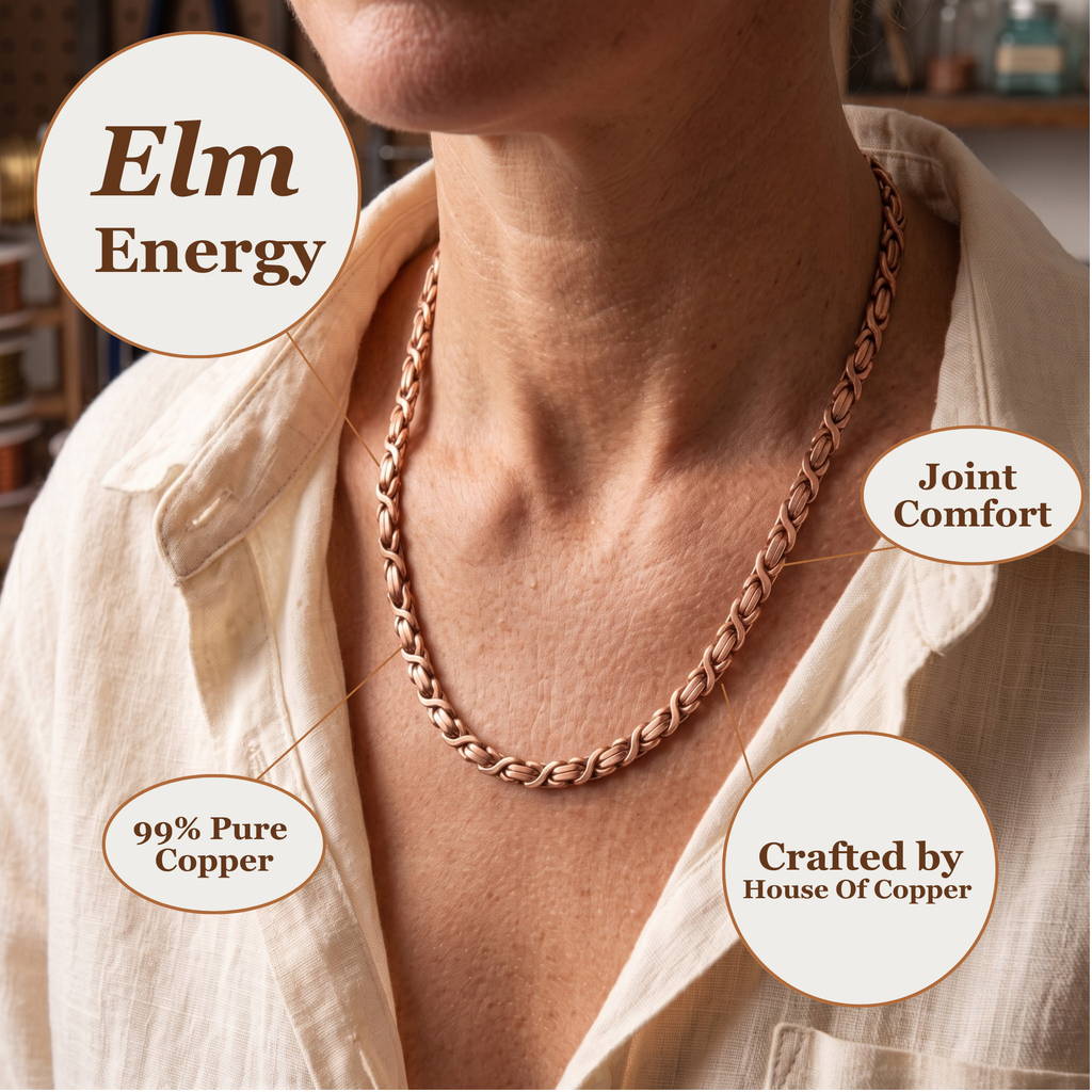 Susan's Elm Copper Necklace