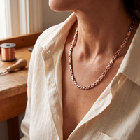 Vera's Cedar Copper Necklace