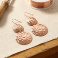 Vera's Solstice Copper Earrings