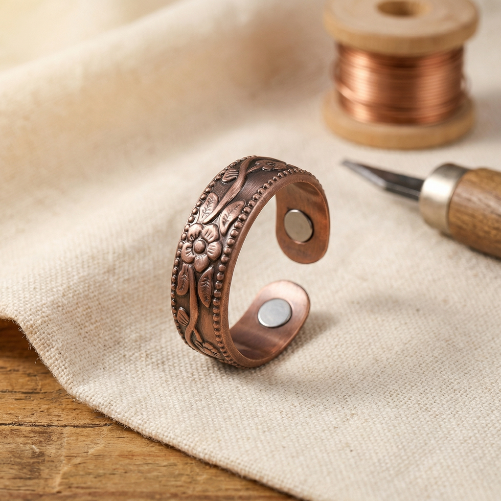 Vera's Petal Copper Ring