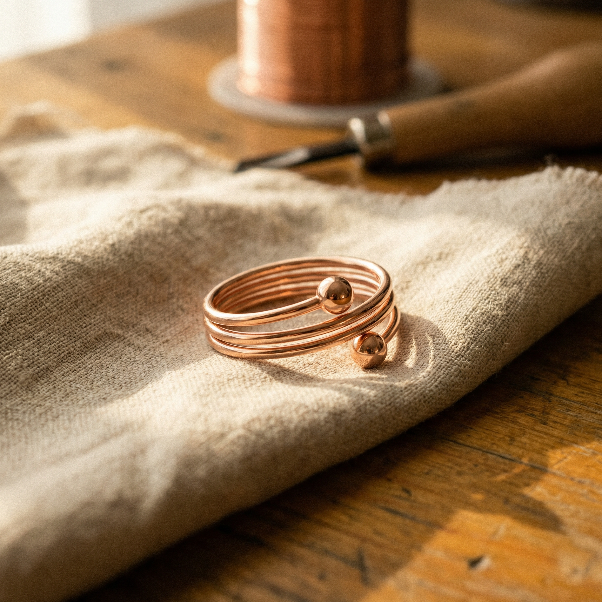 Vera's Silt Copper Ring