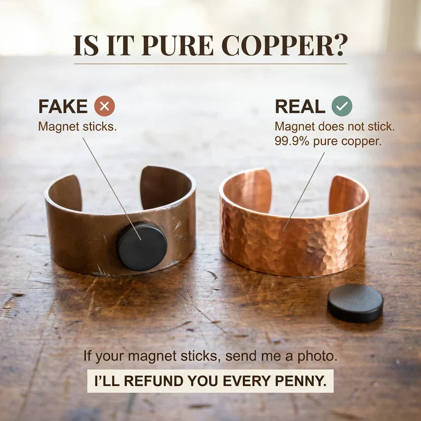 Vera's Bracken Copper Bracelet