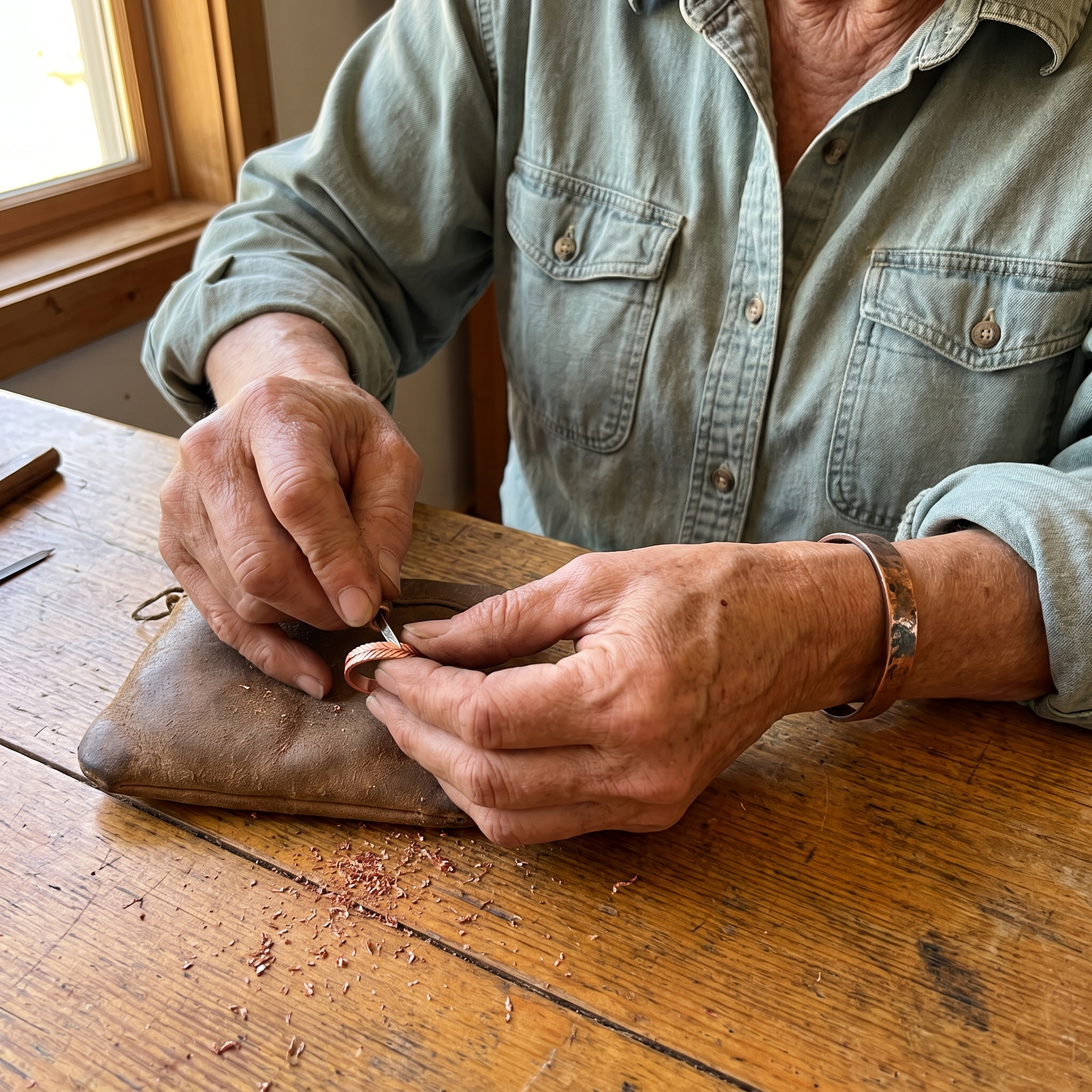Vera's Root Copper Ring