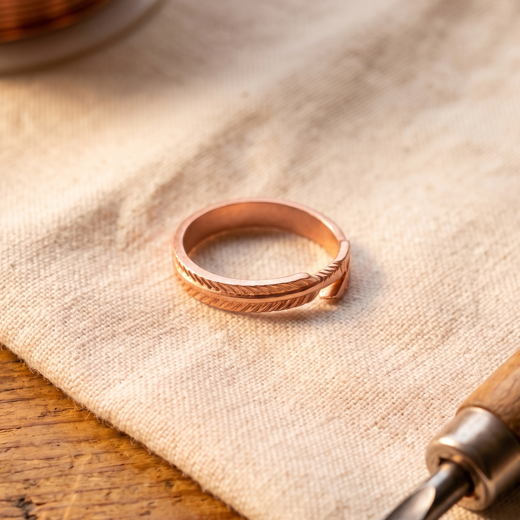 Vera's Root Copper Ring