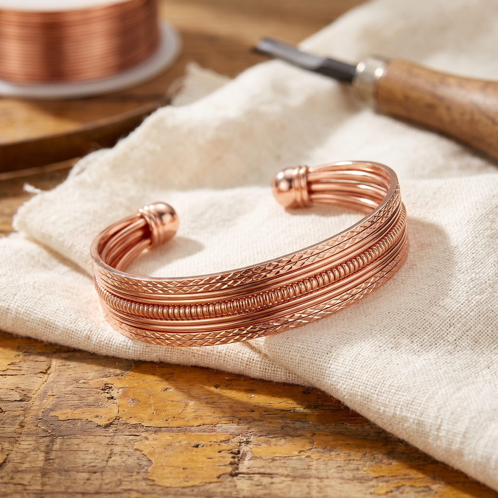 Vera's Bracken Copper Bracelet