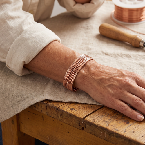 Vera's Bracken Copper Bracelet